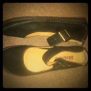 Clark's Suede Mary Janes